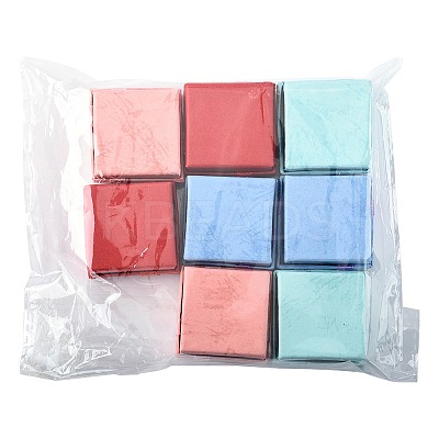 8Pcs 4 Colors Valentines Day Presents Packages Cardboard Ring Boxes CBOX-FS0001-07-1