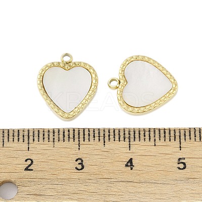 Natural Shell Charms STAS-P366-22C-G-1