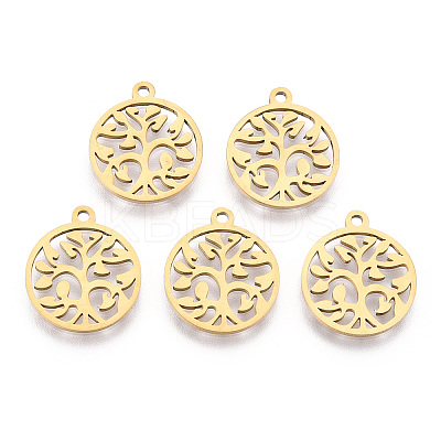 201 Stainless Steel Pendants STAS-S105-JN890G-01-1