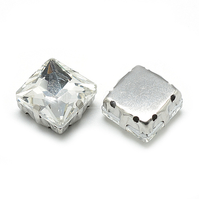 Sew on Rhinestone RGLA-T037-12x12mm-01-1