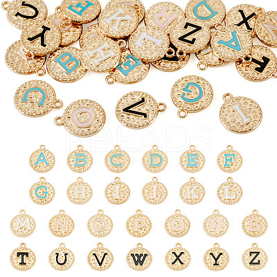 26Pcs 26 Styles Alloy Enamel Pendants ENAM-TA0003-49-1