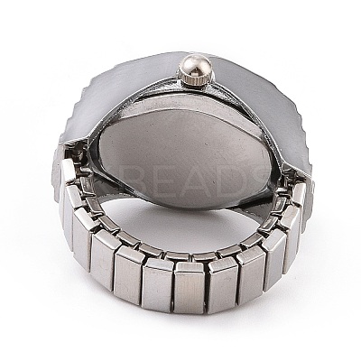 201 Stainless Steel Stretch Watchband Finger Ring Watches LS-WACH-G018-03P-03-1
