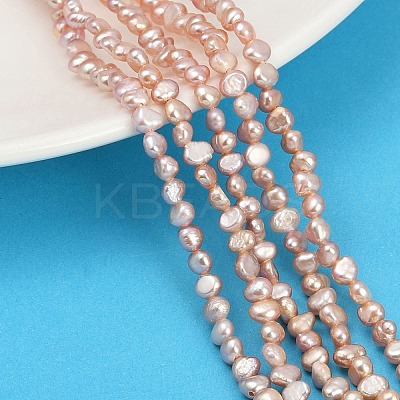 Natural Cultured Freshwater Pearl Beads Strands PEAR-P064-19B-05B-1