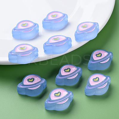 Transparent Acrylic Beads MACR-S374-02B-04-1