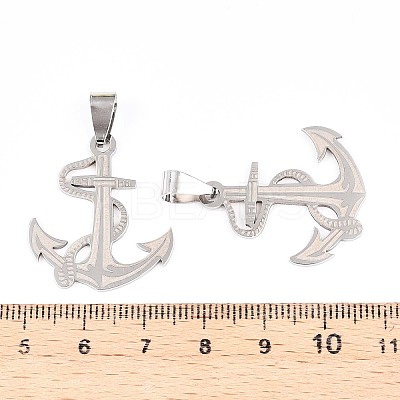 201 Stainless Steel Pendants STAS-Q342-24P-1