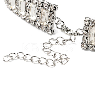 Crystal Rhinestone Choker Necklaces LS-NJEW-L176-01P-1