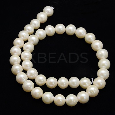 Natural Cultured Freshwater Pearl Beads Strands PEAR-L001-H-13-01-1