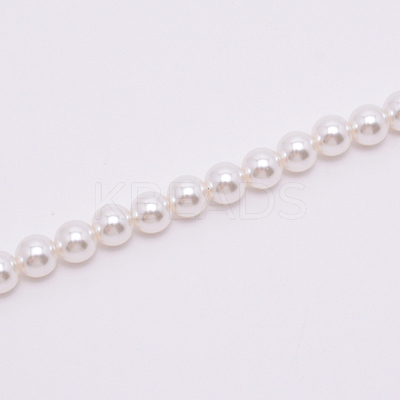 White Acrylic Round Beads Bag Handles FIND-TAC0006-24D-01-1