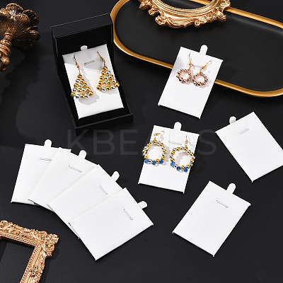 24Pcs PU Leather & Sponge Jewelry Pendant Nceklace Display Cards NDIS-SP0001-03A-02-1