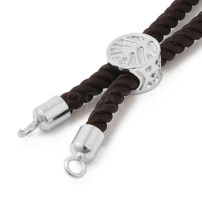 Twisted Nylon Cord Silder Bracelets DIY-B066-03P-17-1