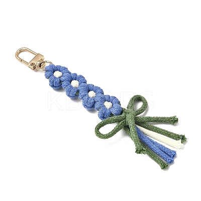 Cotton Pendant Decorations HJEW-TA00396-04-1