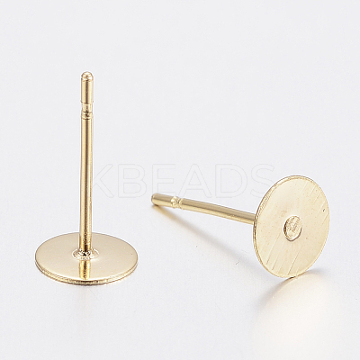 304 Stainless Steel Stud Earring Findings X-STAS-H436-24-4mm-1