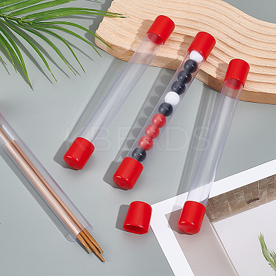 Transparent PVC Plastic Bead Storage Tubes LS-AJEW-WH0348-767A-1