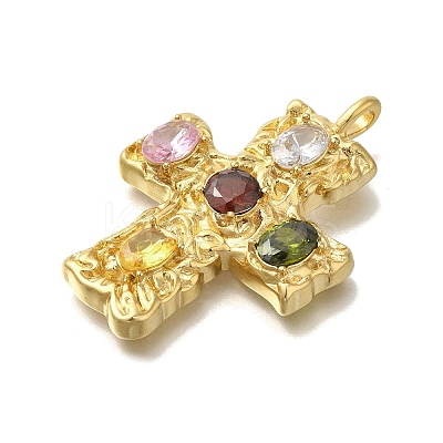 Ion Plating(IP) 304 Stainless Steel Colorful Rhinestone Pendants STAS-C105-11G-1