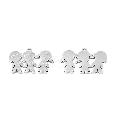 Non-Tarnish 201 Stainless Steel Pendants STAS-N091-153P-1