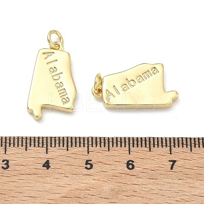 Brass Pendants KK-D229-22S-G-1