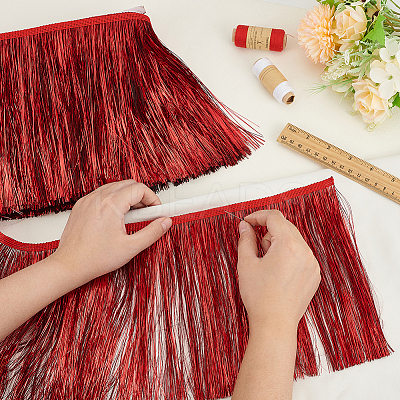 Polyester Tassel Ribbon OCOR-WH0045-38A-1