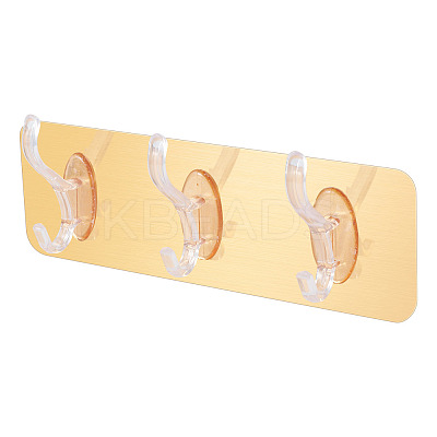 Self-adhesive Acrylic Wall Hook Hangers AJEW-TADJ0001-09B-03-1