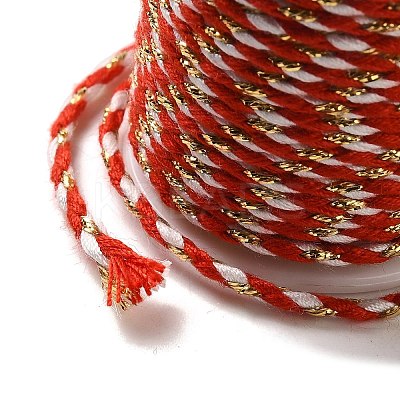 4-Ply Polycotton Cord with Metallic Thread OCOR-Z003-D104-1