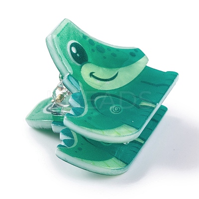 Cute Mini Crocodile Acrylic Claw Hair Clips LS-PHAR-A012-08E-1
