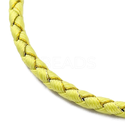 Polyester Cord Braided Bracelet Makings MAK-Z003-01P-32-1