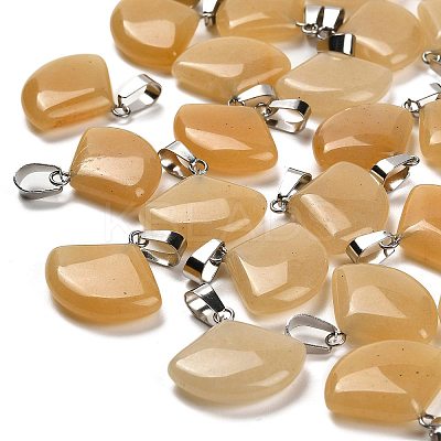 Natural Topaz Jade Pendants G-Z067-05P-05-1