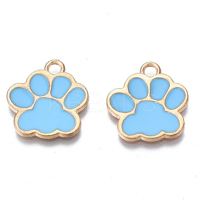 Alloy Enamel Pendants X2-ENAM-T016-22LG-E-RS-1