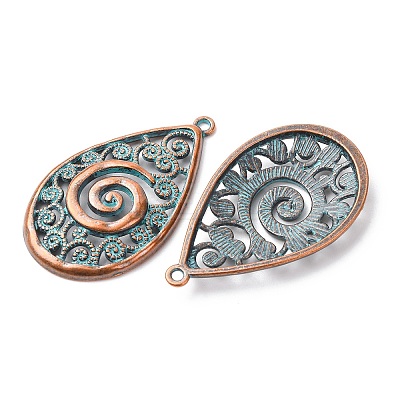 Tibetan Style Alloy Pendants FIND-B055-02D-1