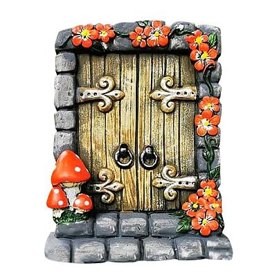Wood Elf Fairy Door Figurines Ornaments WG51048-09-1