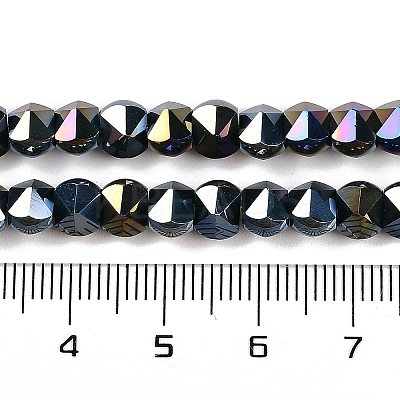 Electroplate Glass Beads Strands EGLA-B009-05A-01-1