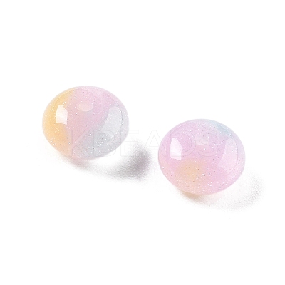 Two Tone Transparent Resin Beads RESI-S013-01E-1
