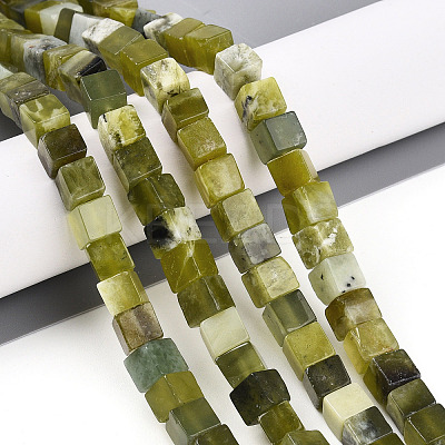 Natural Xiuyan Jade Beads Strands G-T140-42-1