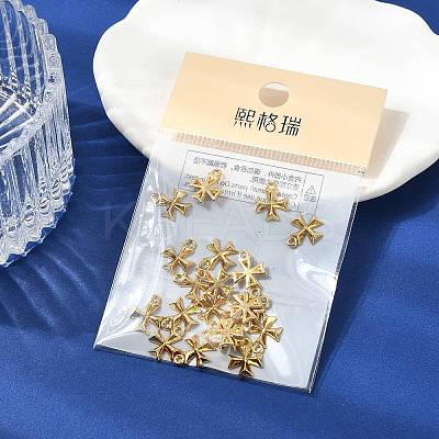 SHEGRACE Brass Cross Charms XGR0162G-98G-1