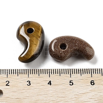 Natural & Synthetic Mixed Gemstone Pendants G-P520-08-1