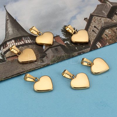 Ion Plating(IP) Fashionable 304 Stainless Steel Stamping Blank Tag Pendants STAS-J002A-01G-1