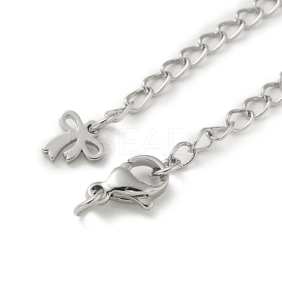 Brass Lobster Clasps & Ends with Chain KK-R120-05P-1