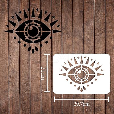 Large Plastic Reusable Drawing Painting Stencils Templates DIY-WH0202-065-1