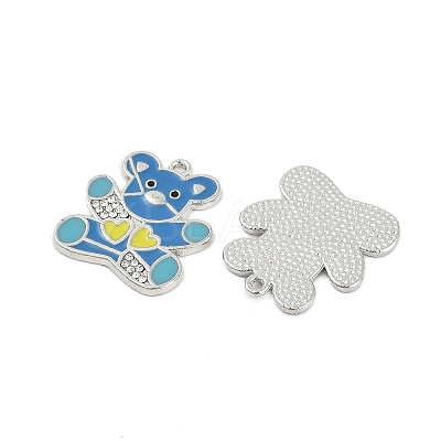 Alloy Enamel Pendants FIND-K020-28P-1