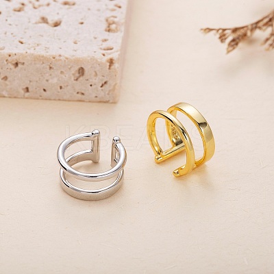 925 Sterling Silver Cuff Earrings JE1063B-1