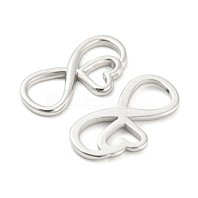 Tarnish Resistant 304 Stainless Steel Connector Charms STAS-I202-08P-1