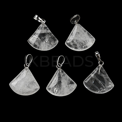 Natural Quartz Crystal Pendants G-C066-07E-1