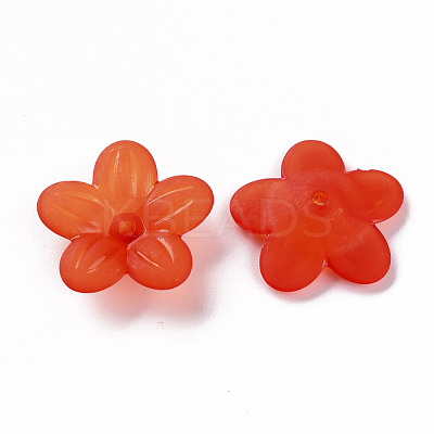 Frosted Acrylic Bead Caps MACR-S371-08A-726-1
