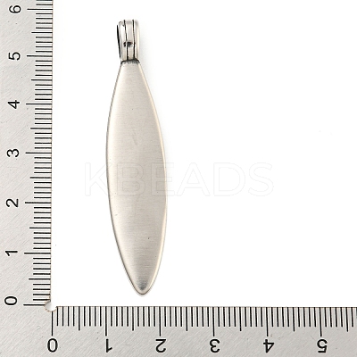 316 Surgical Stainless Steel Pendants STAS-E212-86AS-1
