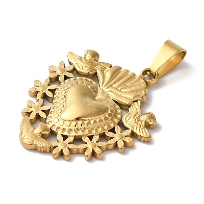 PVD Vacuum Plating 304 Stainless Steel Pendants STAS-L081-036G-1
