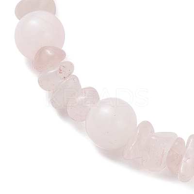 Baking Paint Imitation Jade Glass Round Beaded Stretch Bracelets for Women BJEW-JB12158-01-1