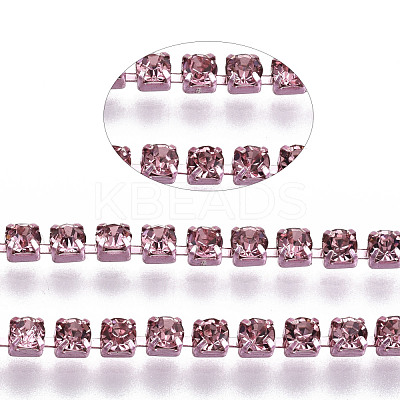 Electrophoresis Iron Rhinestone Strass Chains CHC-Q009-SS6.5-B16-1