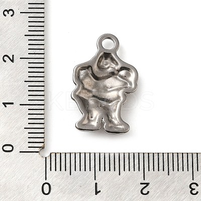 Christmas 304 Stainless Steel Pendants STAS-M070-30P-1
