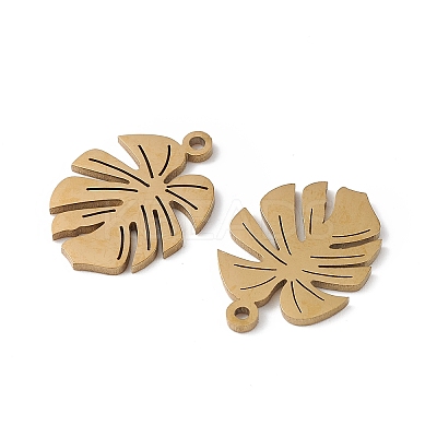 304 Stainless Steel Pendants STAS-E186-05G-1