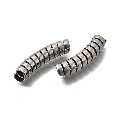304 Stainless Steel Tube Beads STAS-D382-11P-1