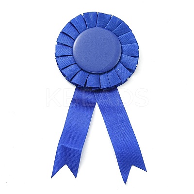 Award Ribbon Shape Tinplate Badge Pins JEWB-XCP0001-05-1